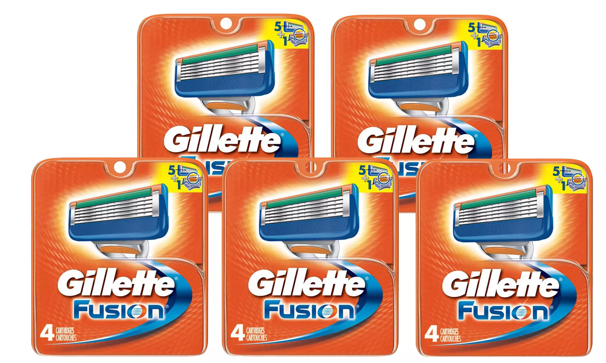 Gillette Fusion Men's Razor Blade Refills (4, 8, 12, 16 or 20-Pack) - Second Medium