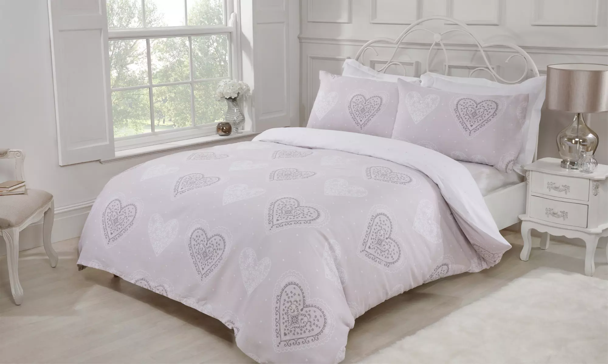 Parure de lit décorative cœur - Primary Image