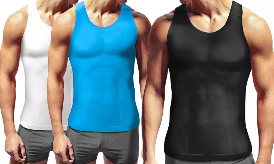 1, 2 ou 3 débardeurs pour homme triple action minceur par le froid Cryosvelt, coloris au choix - Primary Image