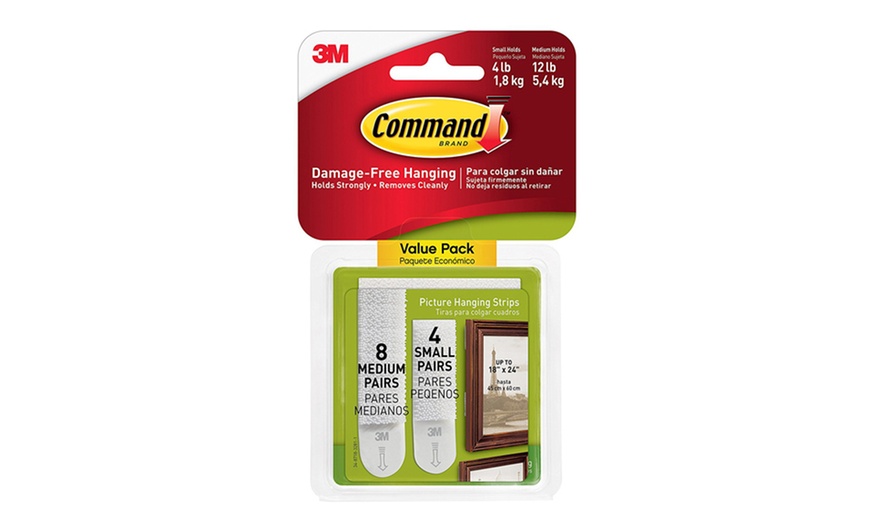 Image 4: 3M Command Picture Hanging Strips