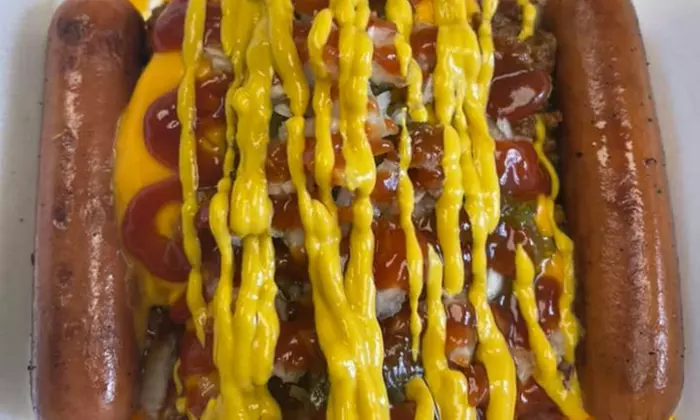 Food and Drink at Spank's Franks (Up to 50% Off). Three Options Available. - Primary Image