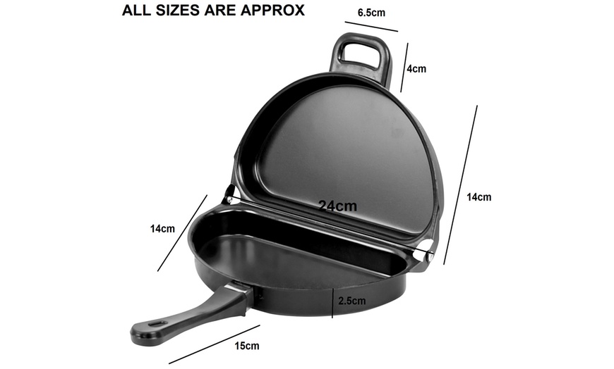 Image 3: Double Sided Frying Pan