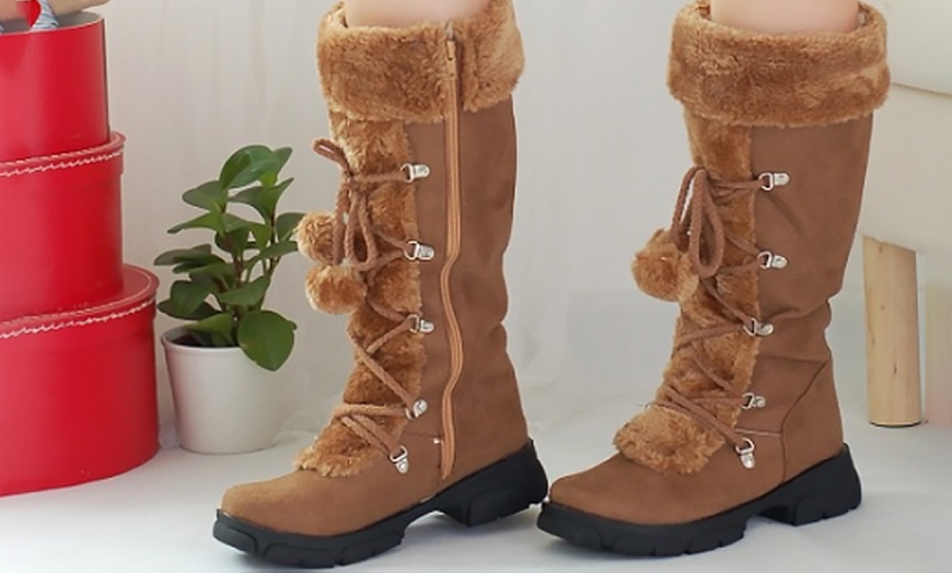 Image 2: Botas de nieve para mujer