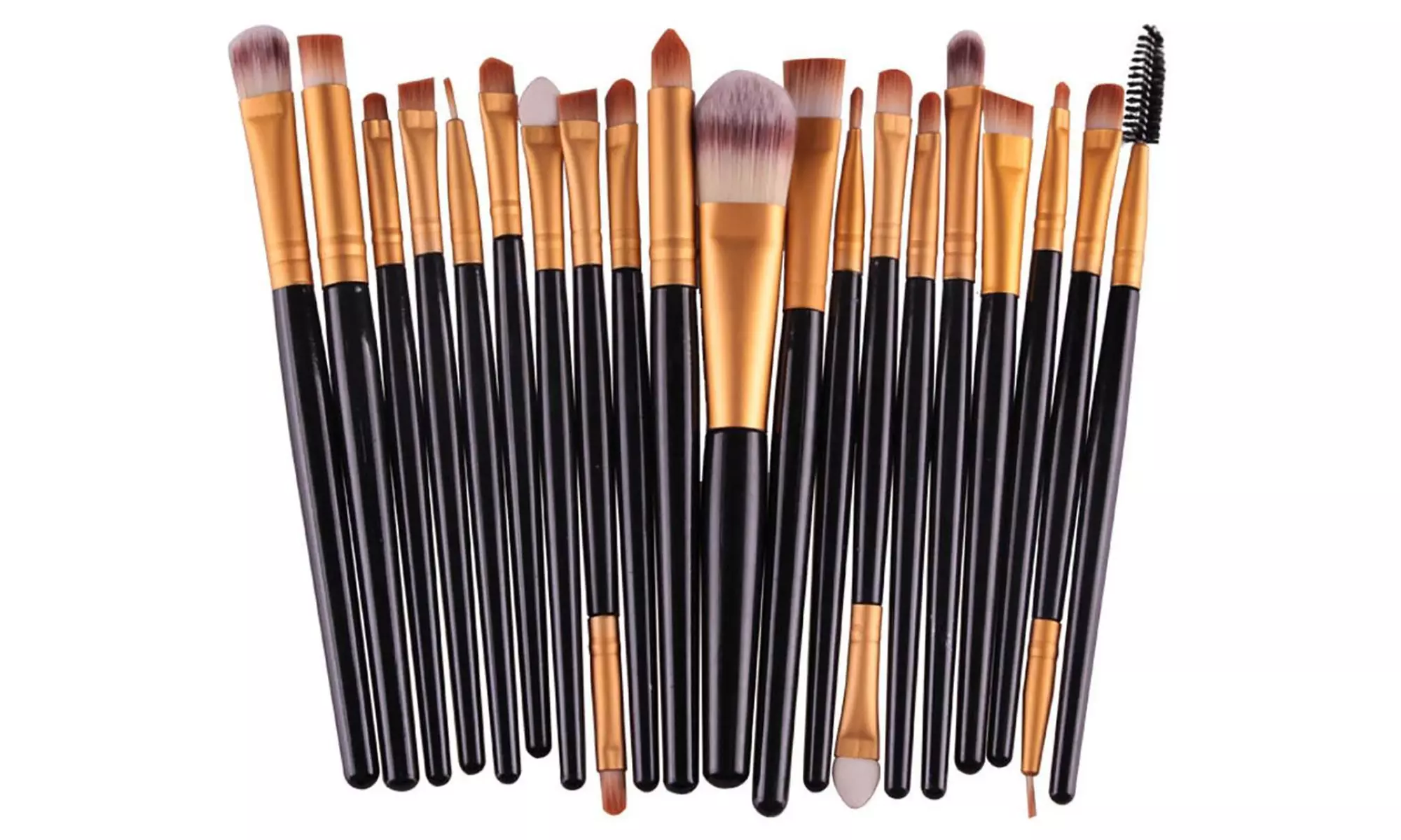 Makeup Storage Case Display and Brush Set (20-Piece) - Second Medium