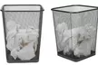 Metal Mesh Trash Can for Recycling or Garbage (1-, 2-, or 3-Piece) - Second Medium