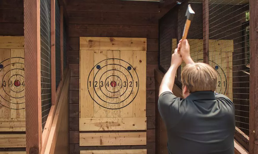 Indoor Axe Throwing at Action Park Dubai – For 1 or 2, 25 or 50 Throws