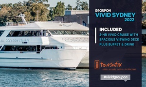 Two-Hour Vivid Cruise + Buffet & Drink with iToursntix