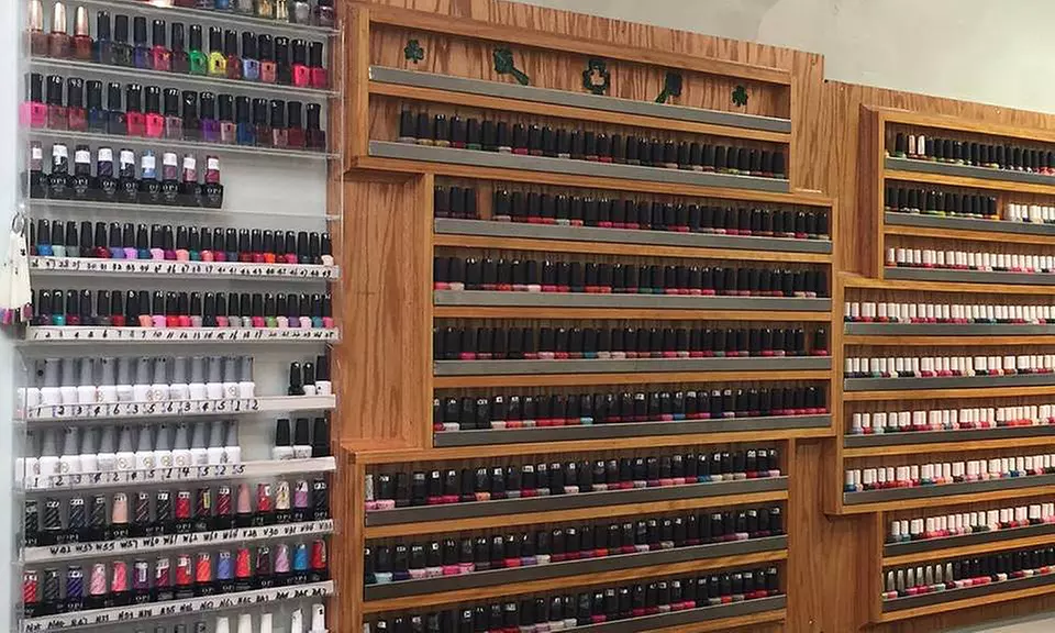 One No Chip Manicure with Optional Pedicure or One Regular Mani-Pedi at Elite Nails Spa (Up to 17% Off) - Primary Image