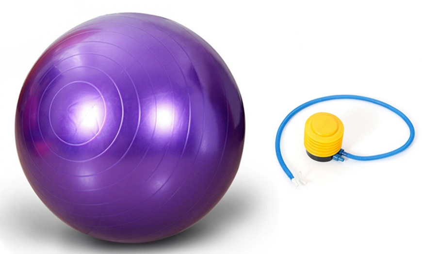 Image 3: Anti-Burst Yoga Ball