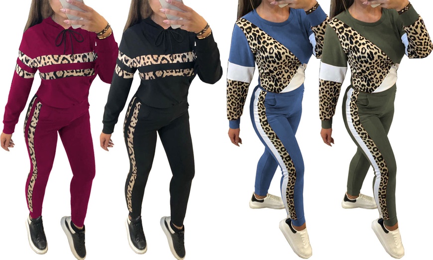 Image 1: Two-Piece Leopard Tracksuit