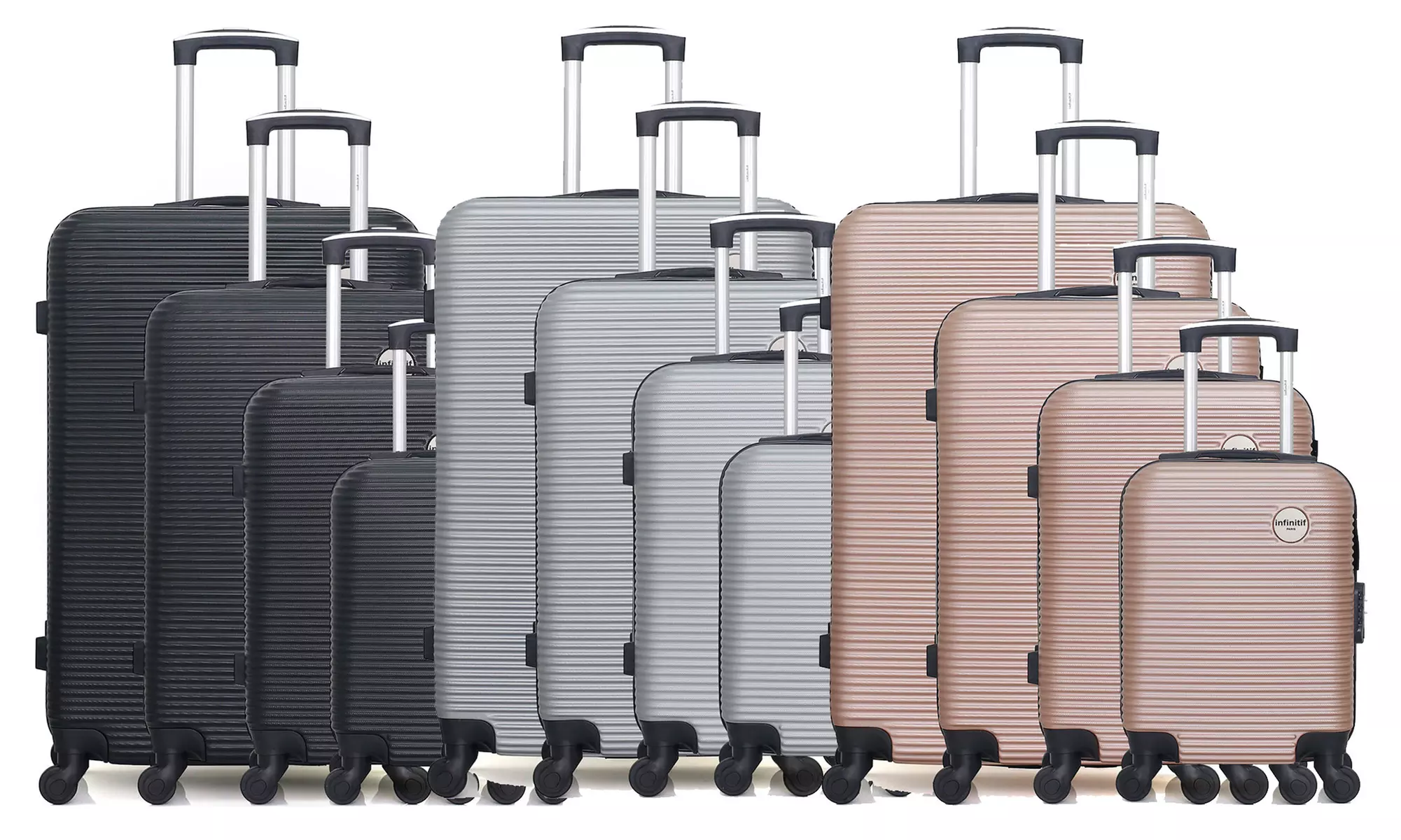 Lot de 4 valises Kiev-M Infinitif, coloris au choix, livraison offerte - Primary Image