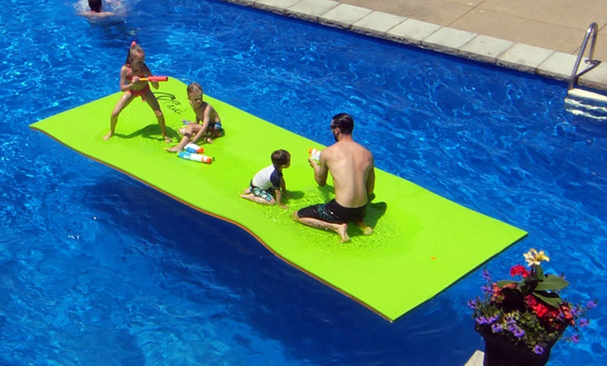 Image 1: Floating Mat 8 people for Swimming Pool or Lake