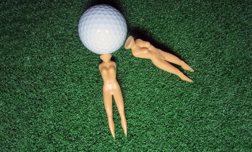 Image 1: Novelty Golf Tees