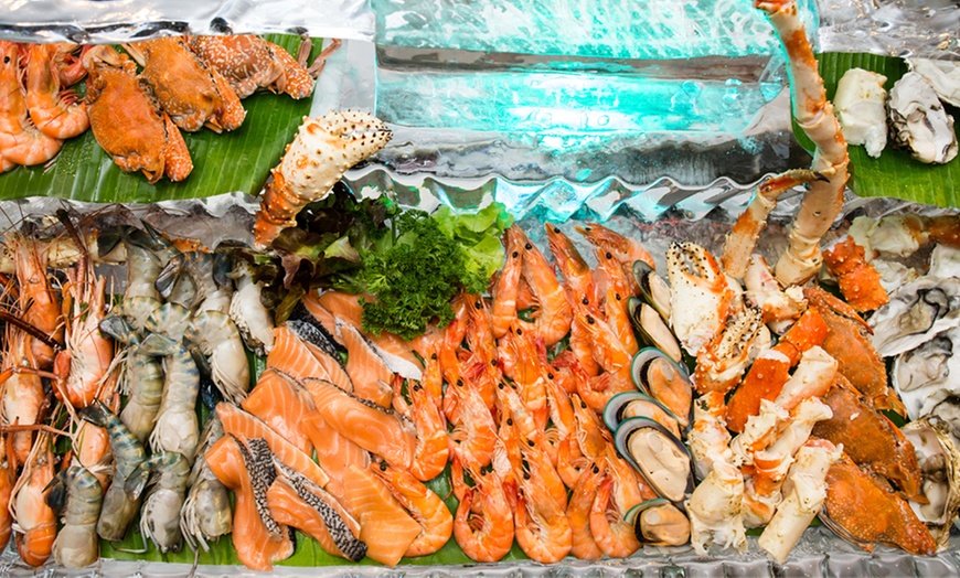 Image 1: 5* Grill/Seafood Buffet with Beverages: Child (AED 55), Adult (AED 99)