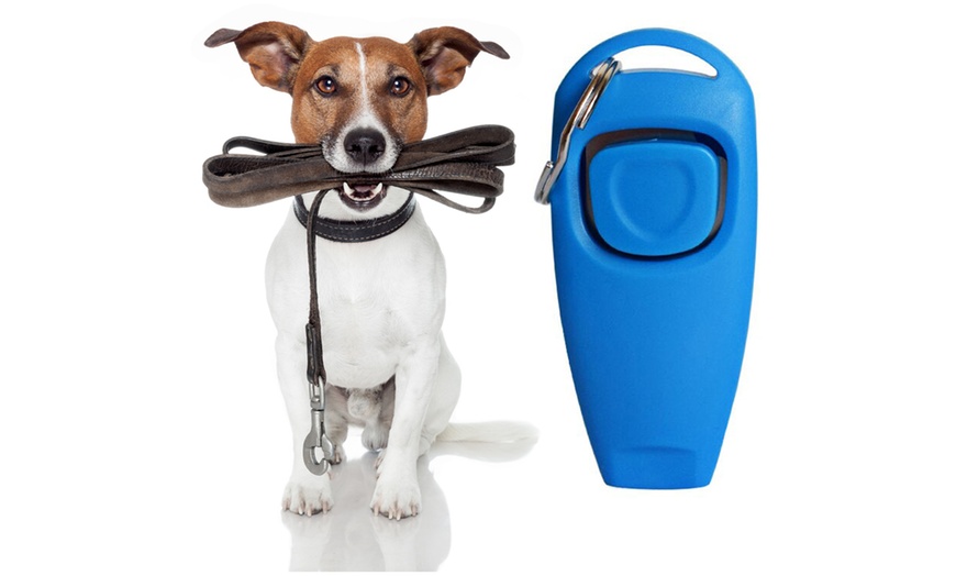 Image 7: Dog Training Clicker and Whistle