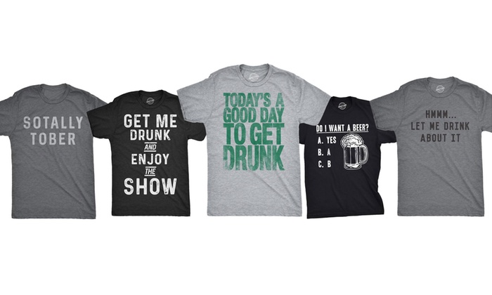 funny drinking t shirts