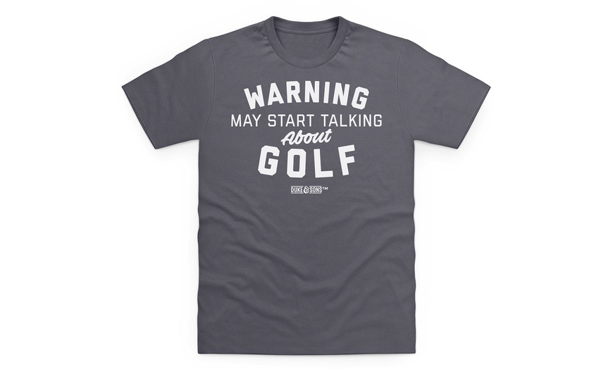 Image 3: Men's Golf Cotton T-Shirt