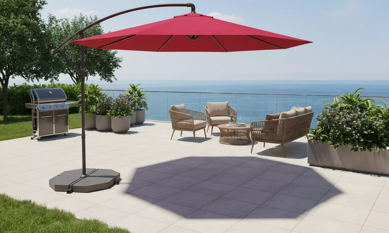 Ombrellone da giardino di 3 m, disponibile in 4 colori