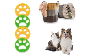 Two or Four Laundry Washing Pet Hair Removers