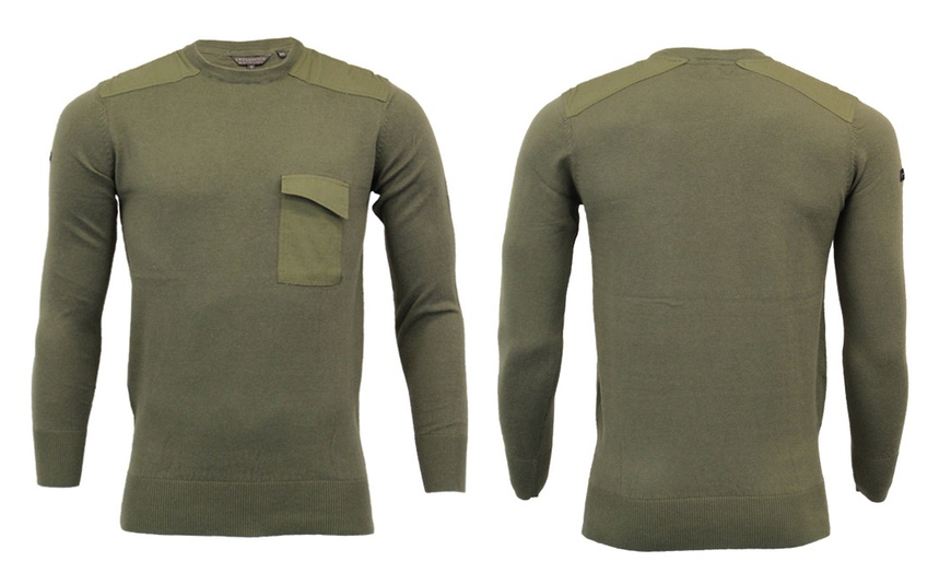 Image 5: Men's Crosshatch Jumper