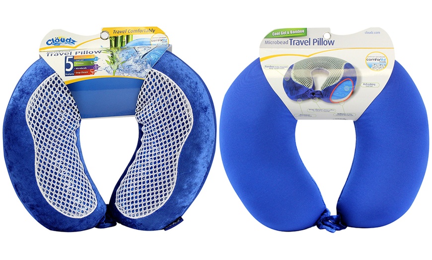 cloudz travel pillow cool gel and bamboo