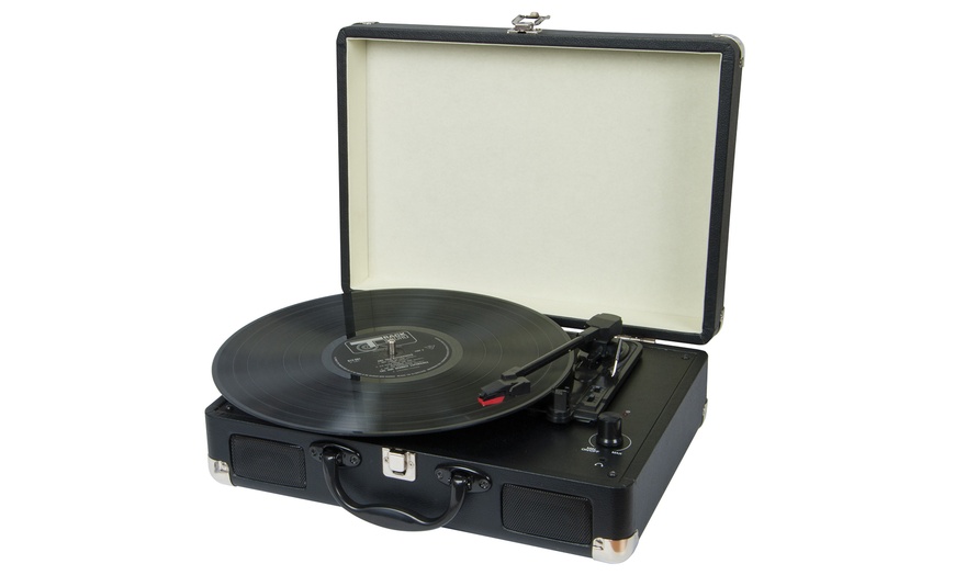 Image 2: Turntable Record Player Briefcase