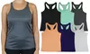 5-Pack Galaxy By Harvic Women's Moisture-Wicking Racerback Tanks