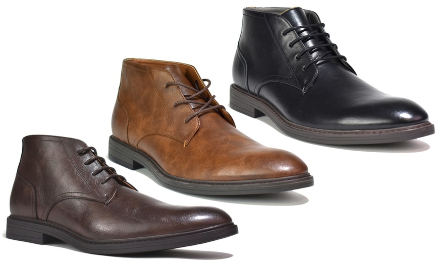 Image 1: Men's Casual Lace-Up Boots