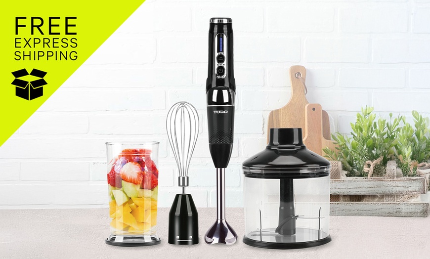 Image 1: TODO Cordless Stick Blender 7.4V 2000mAh - HS-3350A by Panatech 