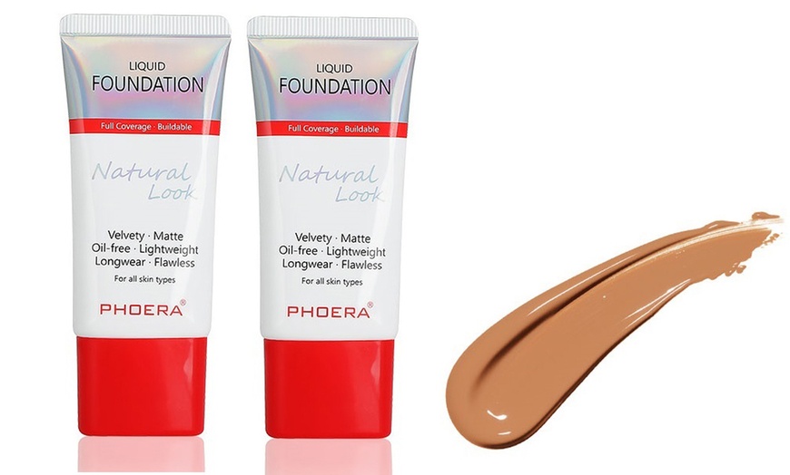 Image 17: Phoera Velvety Matte Lightweight Liquid Foundation