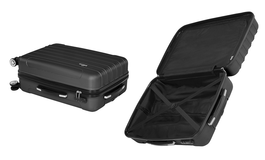 Image 11: 3-Piece Hard Shell Suitcase Set