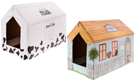 Tiragraffi in cartone per gatti Ferribiella disponibile in 2 forme