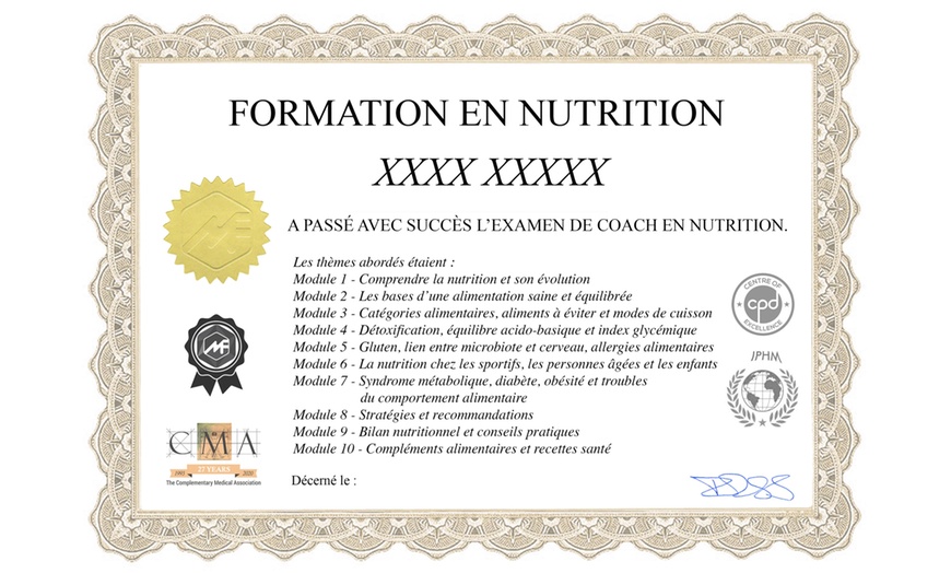 Image 4: Formation de coach en nutrition avec Meformer