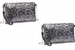 2x Damen-Clutch mit Pailletten in Silber, Grau oder Schwarz - Second Medium