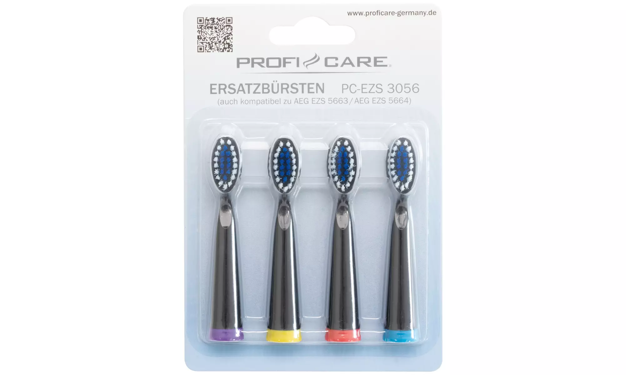 Brosse à dents électrique rechargeable Proficare avec option 4 têtes supplémentaires - Second Medium
