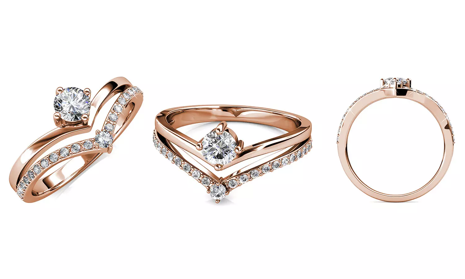 Damen-Ring mit österreichischen Kristallen