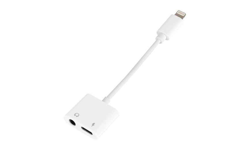 Image 7: 2-in-1-Kopfhörer- und Ladekabel-Adapter