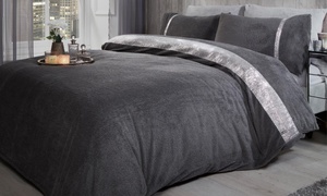 Teddy Diamante Duvet Set