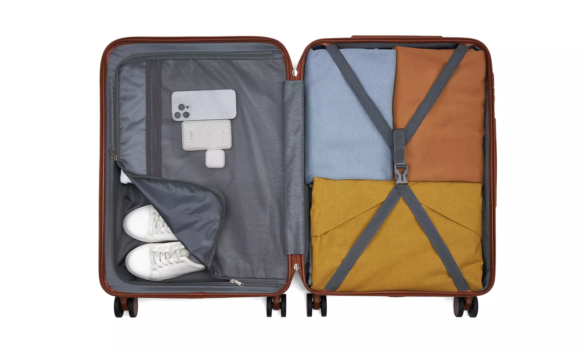 Milan Scratch-Resistant Hard Shell Suitcases