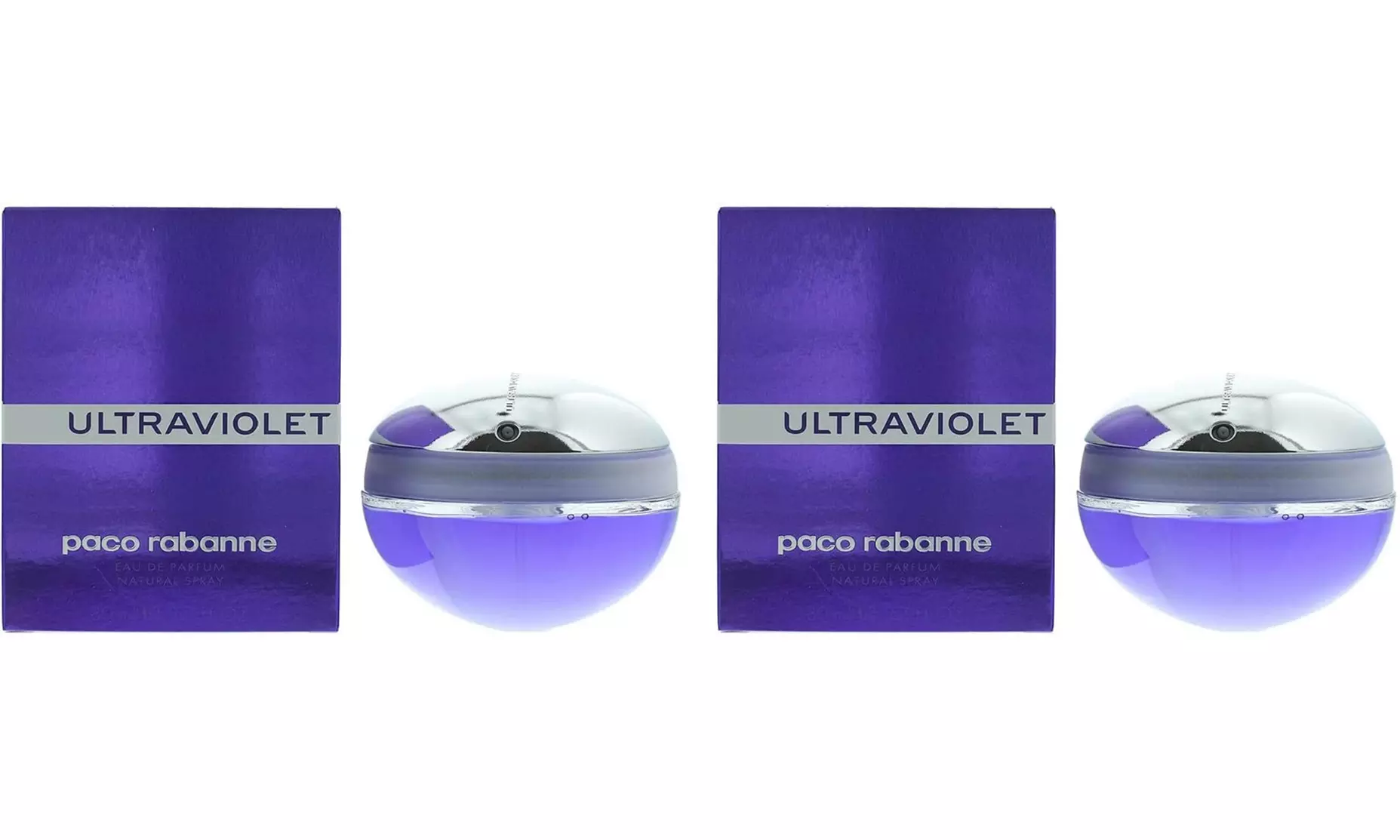 One or Two-Pack of Paco Rabanne Ultraviolet Eau de Parfum 80ml - Image 2