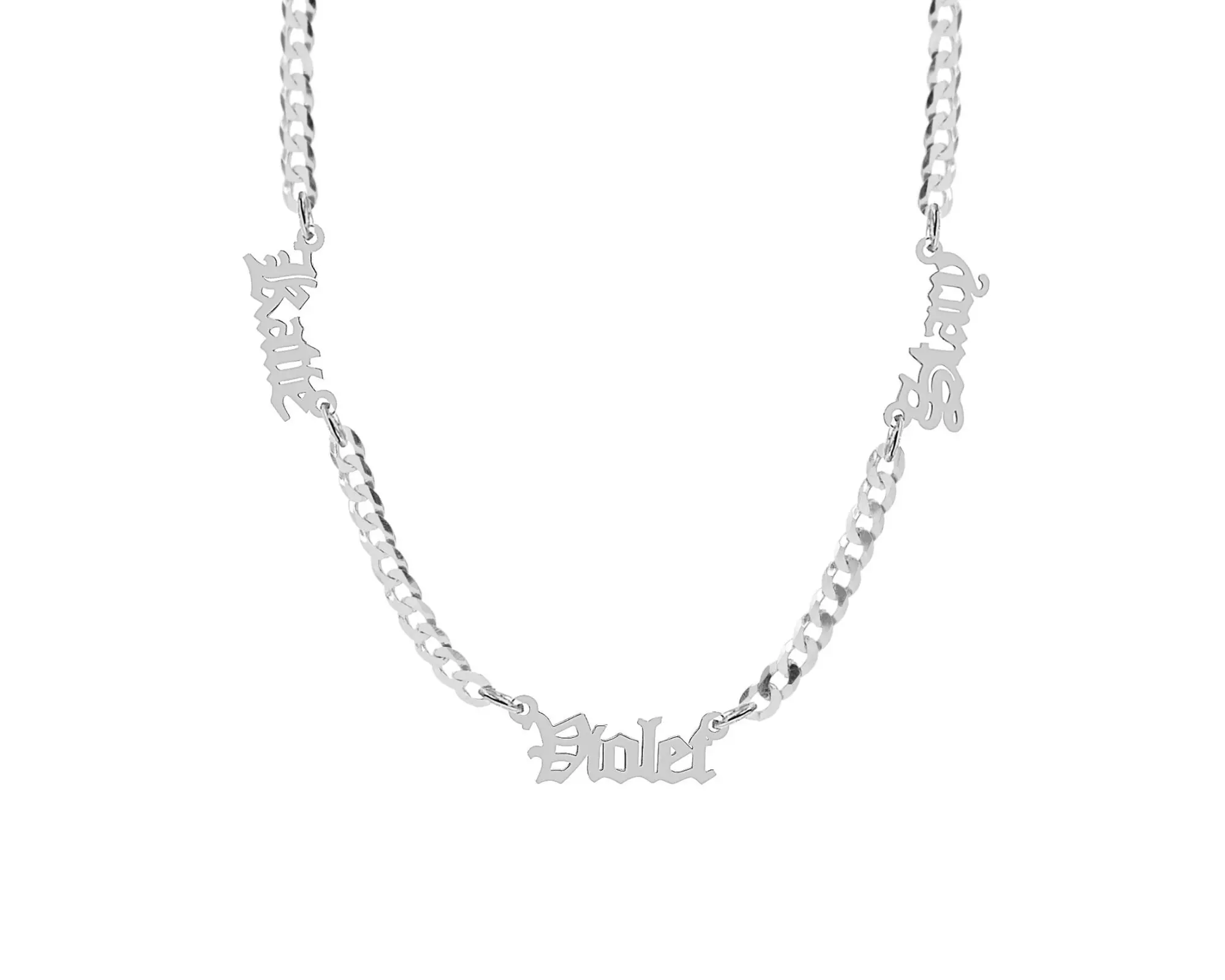 Three-Name Name Necklace from MonogramHub