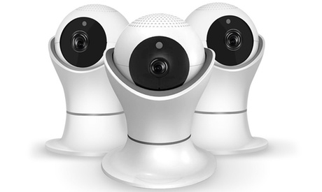Caméras Wi-Fi Full HD entièrement rotatives avec carte mémoire 64 Go en option