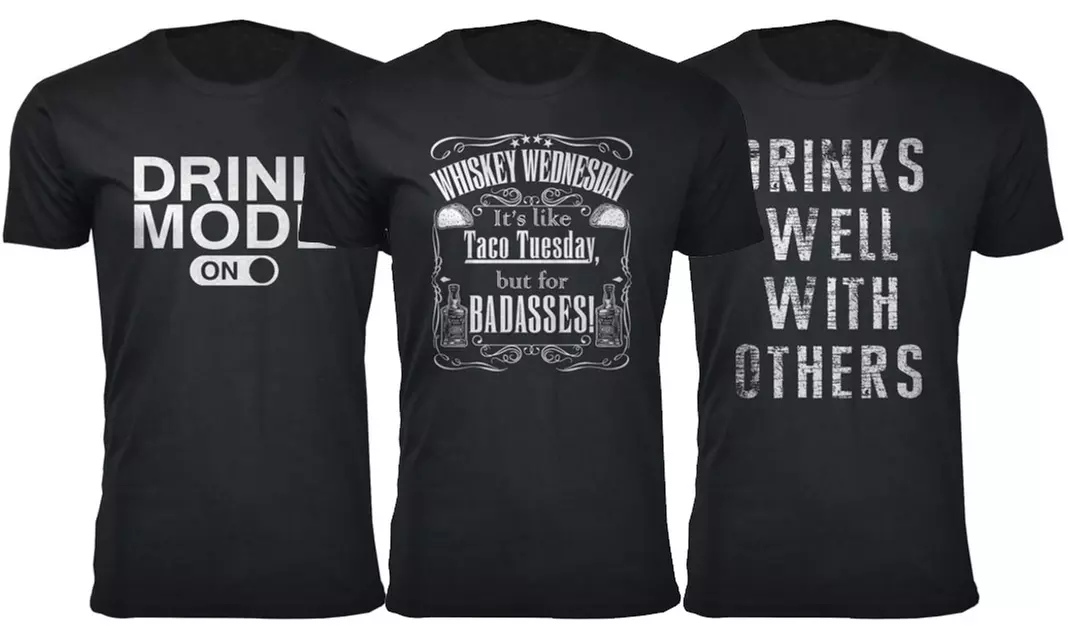 Men's Funny Beer Drinking T-Shirt. Extended Sizes Available. - Primary Image