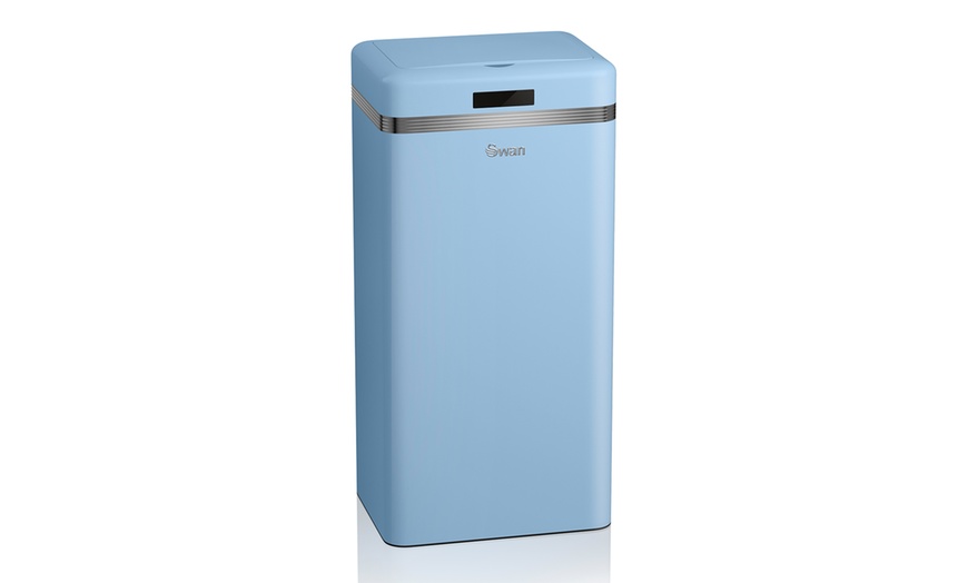 Image 2: Swan Retro-Style 45L Square Sensor Bin With Free Delivery