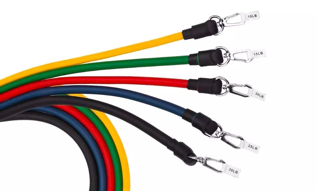 Kit avec 5 bandes de résistance en caoutchouc, livraison offerte - Second Medium