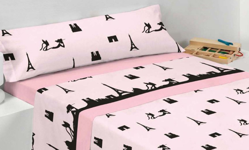 Image 5: Pink Panther 90cm Bedding