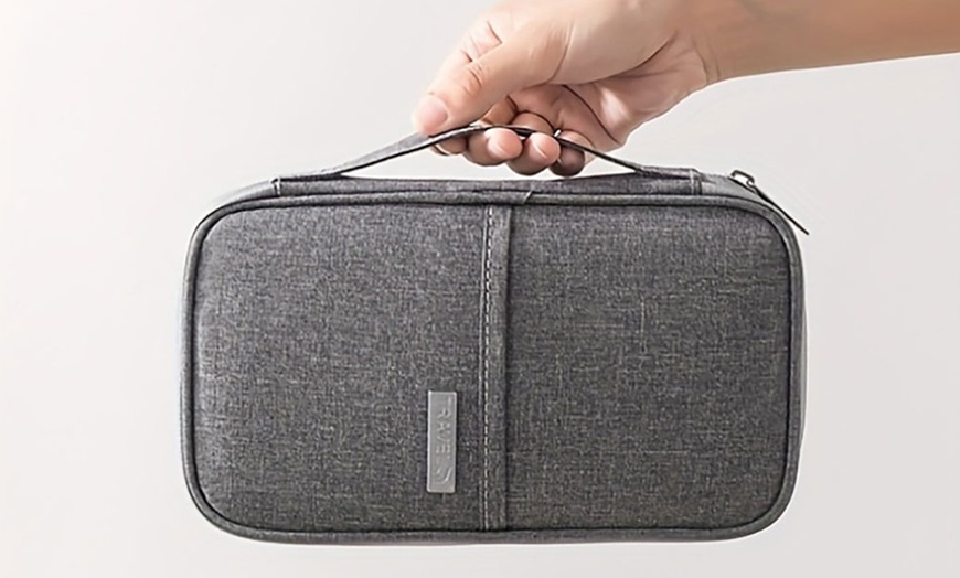 Image 3: 1x oder 2x Organizer für Pass und Reise-Unterlagen