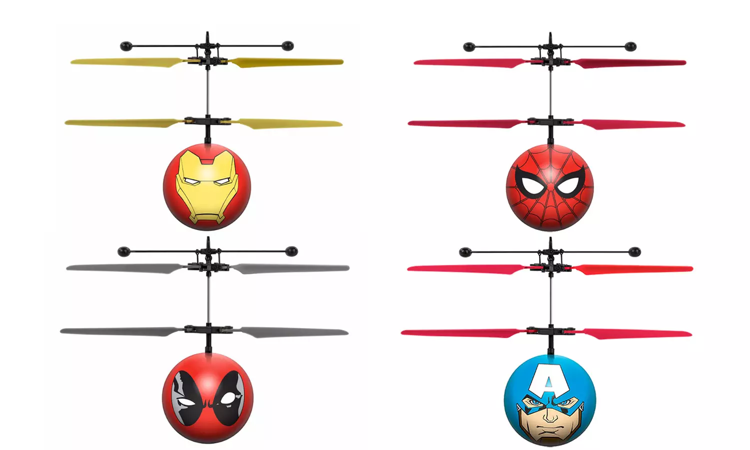 Marvel, DC, or Harry Potter Licensed Hand-Sensor Ball Helicopter - Primary Image