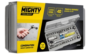  40-Piece Socket Driver Set