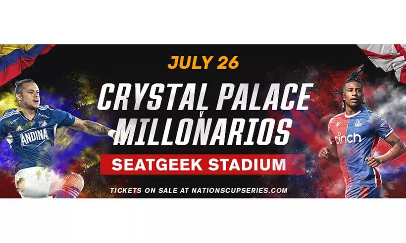 Crystal Palace F.C. vs Millonarios FC on July 26th, 2023 at 7:00 pm - Primary Image
